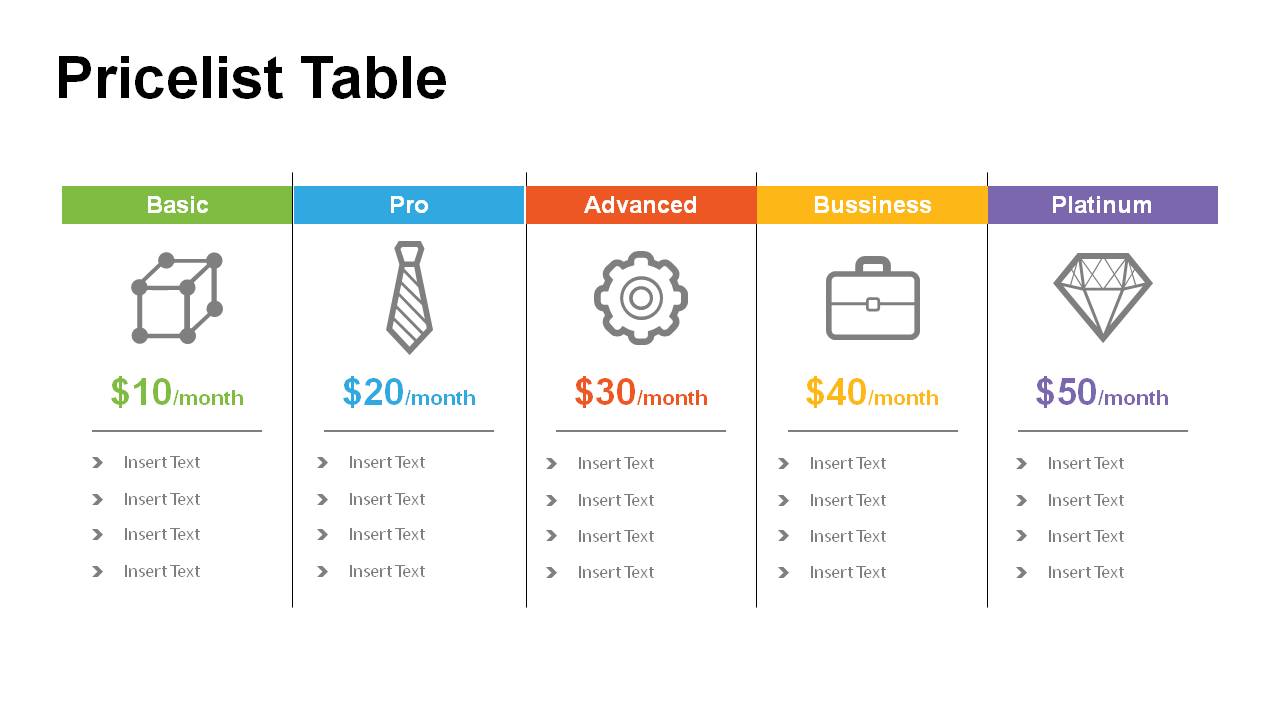 Detail Template Table Ppt Nomer 28