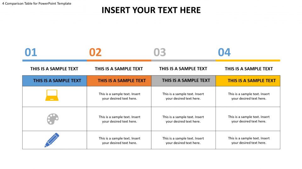 Detail Template Table Ppt Nomer 38