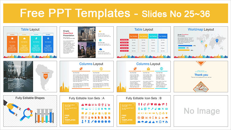 Detail Template Table Ppt Nomer 41