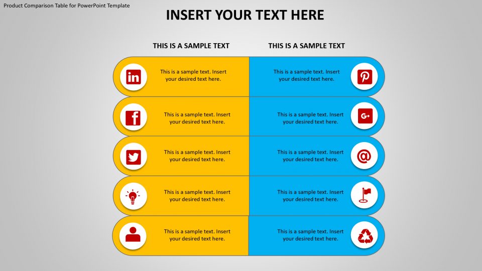 Detail Template Table Ppt Nomer 49