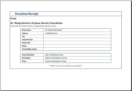 Detail Template Tanda Terima Nomer 45