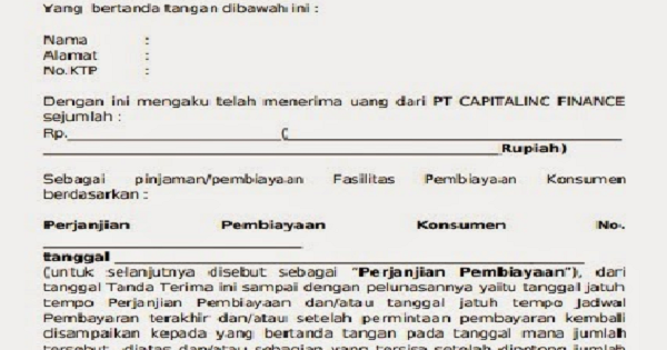 Detail Template Tanda Terima Nomer 51