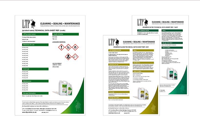 Detail Template Technical Data Sheet Nomer 30