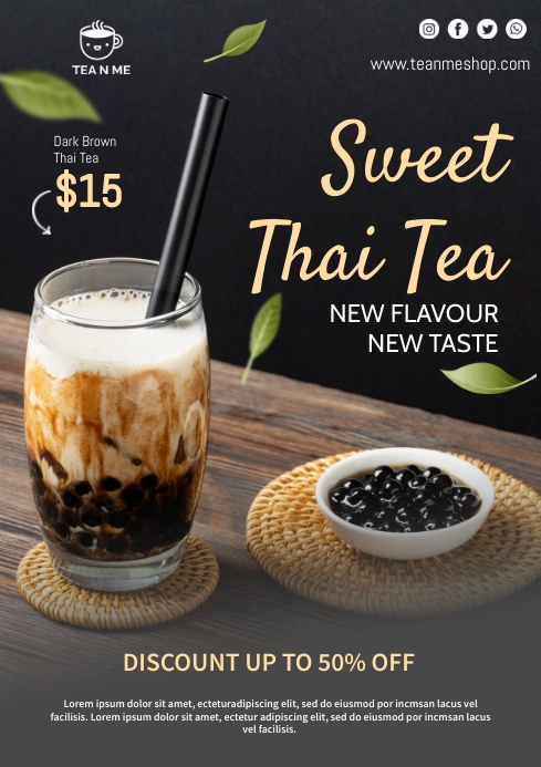 Detail Template Thai Tea Nomer 50