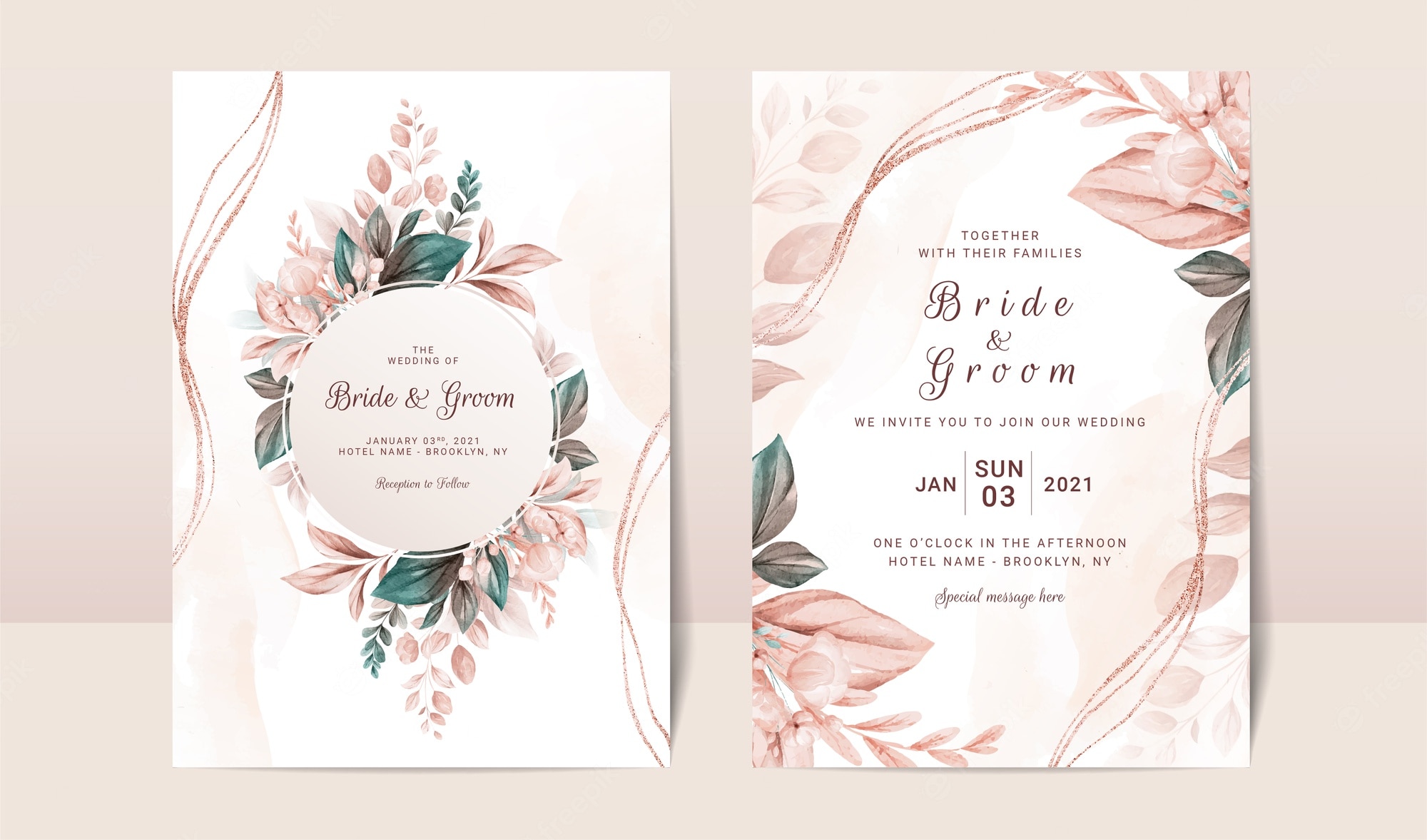 Detail Template The Wedding Nomer 2
