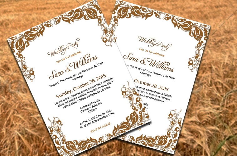 Detail Template The Wedding Nomer 33