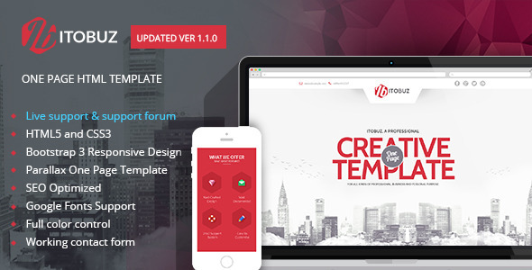 Detail Template Themeforest Html Nomer 27