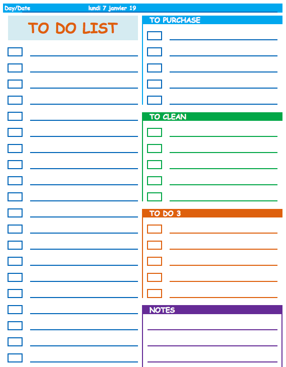 Detail Template To Do List Nomer 20