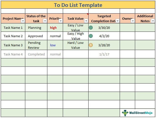 Detail Template To Do List Nomer 25
