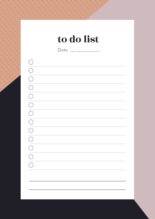 Detail Template To Do List Nomer 27