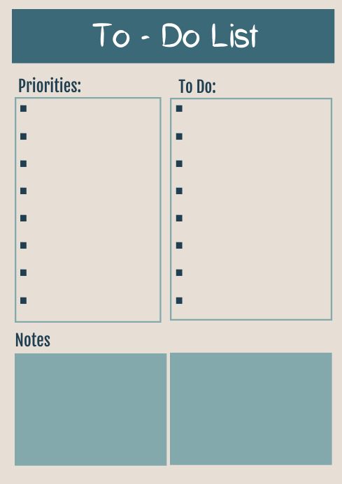 Detail Template To Do List Nomer 31