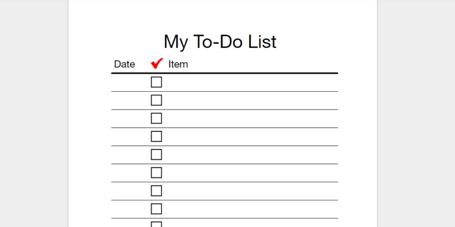 Detail Template To Do List Nomer 39