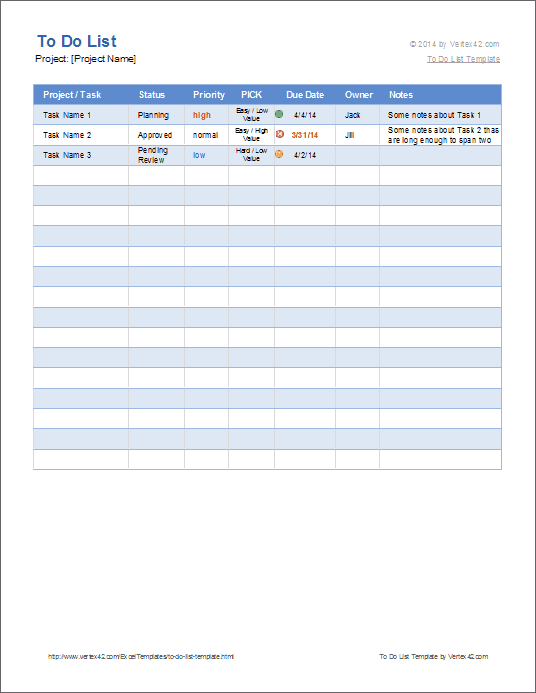 Detail Template To Do List Nomer 48