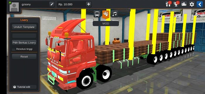 Detail Template Truck Bussid Nomer 17