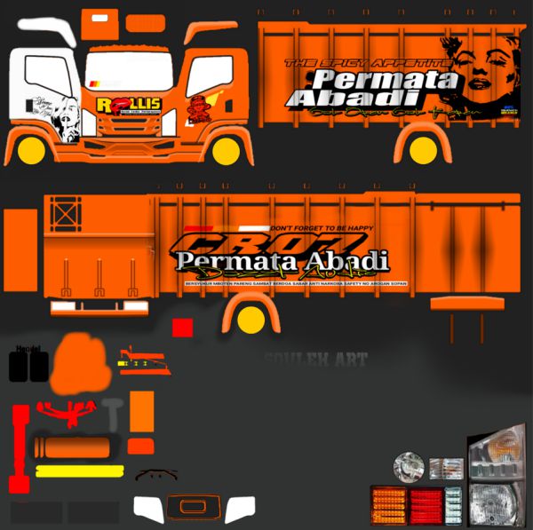 Detail Template Truck Bussid Nomer 23