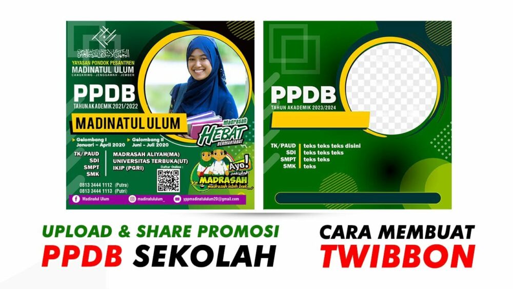 Detail Template Twibbon Cdr Nomer 14