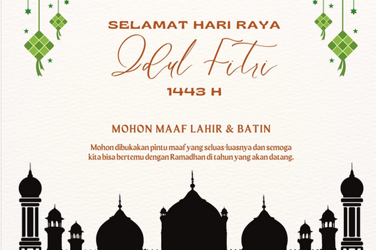 Detail Template Ucapan Selamat Hari Raya Idul Fitri Nomer 6