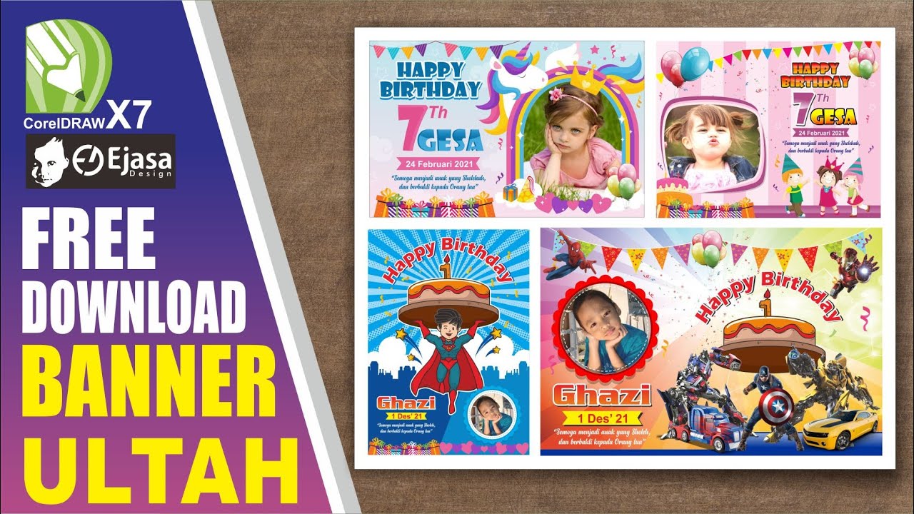 Detail Template Ulang Tahun Cdr Nomer 31