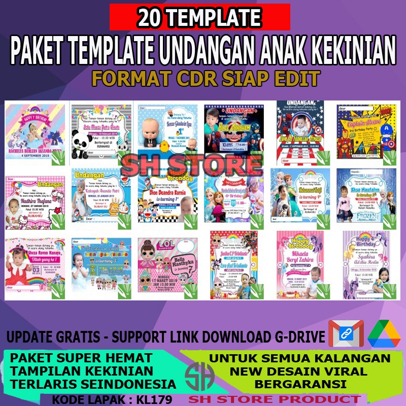 Detail Template Ulang Tahun Cdr Nomer 43