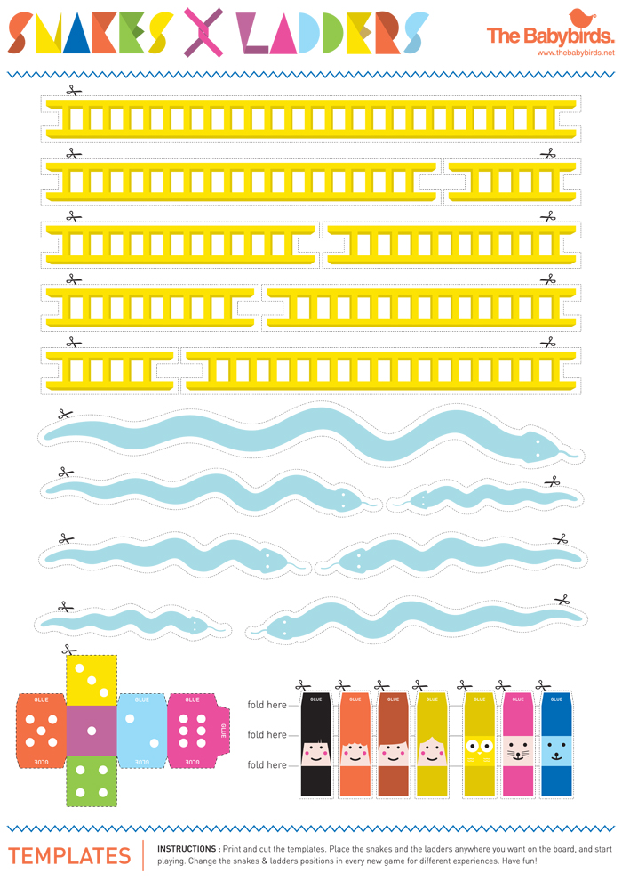 Detail Template Ular Tangga Nomer 20
