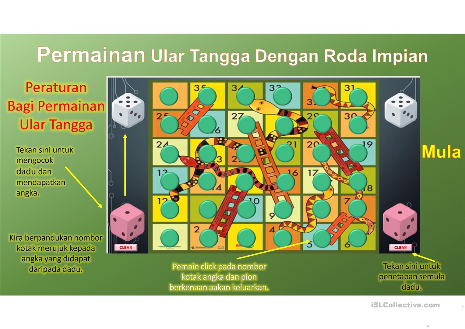 Detail Template Ular Tangga Nomer 36