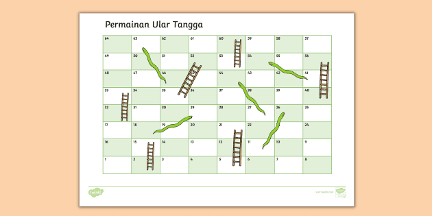 Detail Template Ular Tangga Nomer 38