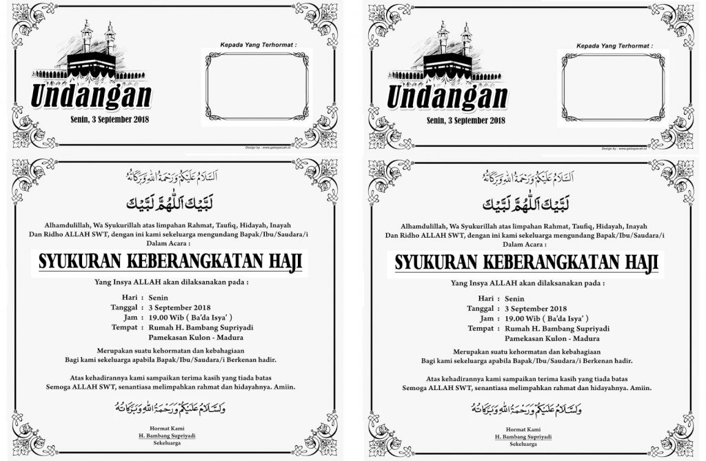 Detail Template Undangan Halal Bihalal Nomer 42