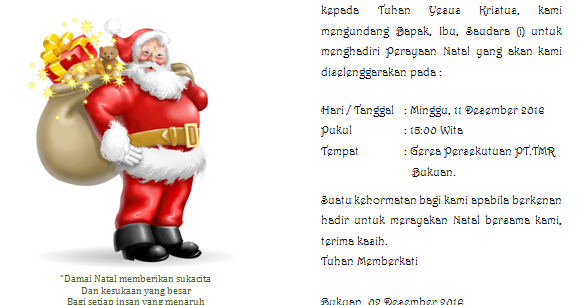 Detail Template Undangan Natal Nomer 19