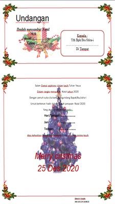 Detail Template Undangan Natal Nomer 47