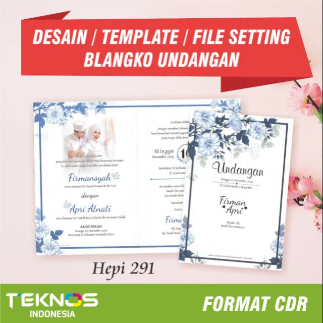 Detail Template Undangan Nikah Cdr Nomer 24