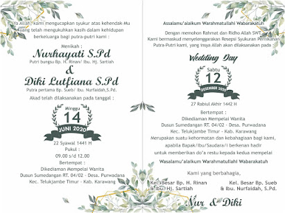 Detail Template Undangan Nikah Cdr Nomer 4