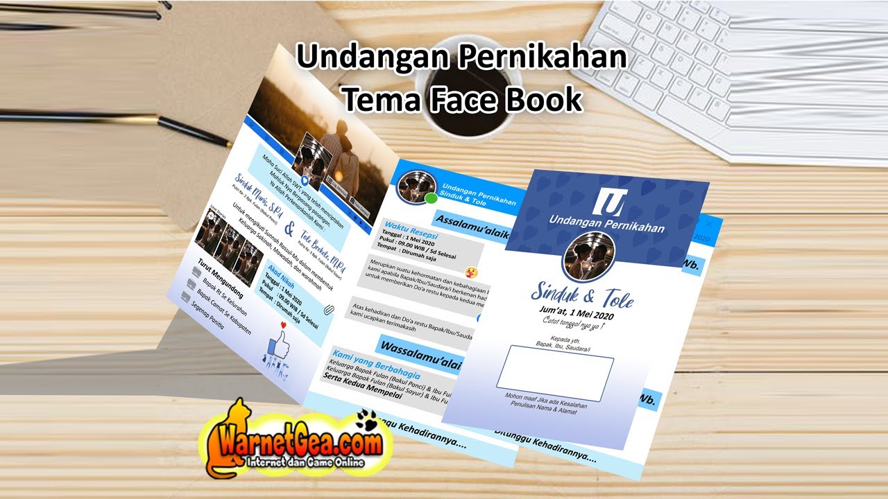 Detail Template Undangan Pernikahan Psd Gratis Nomer 25