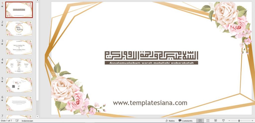 Detail Template Undangan Ppt Nomer 18