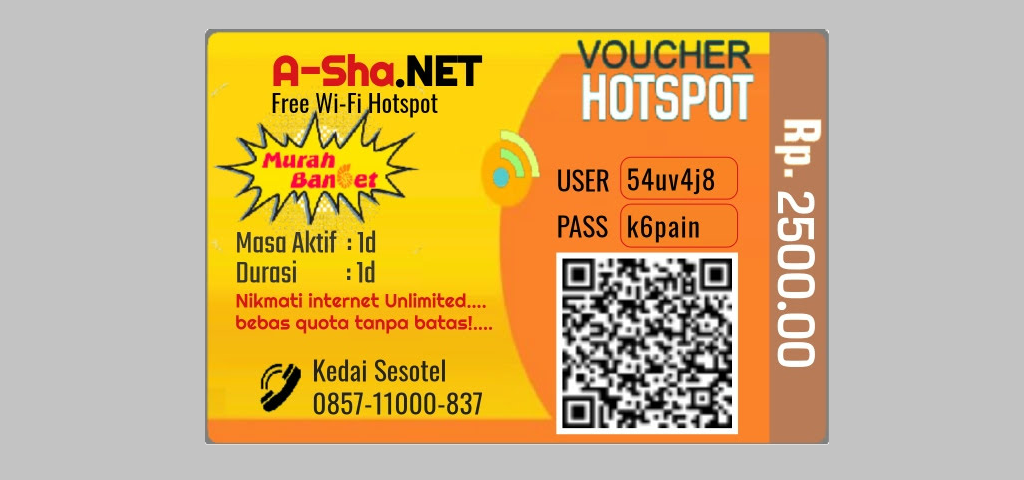 Detail Template Voucher Hotspot Keren Nomer 2