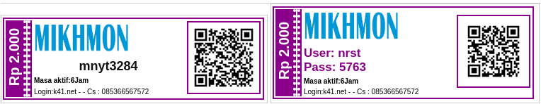 Detail Template Voucher Mikhmon Nomer 22