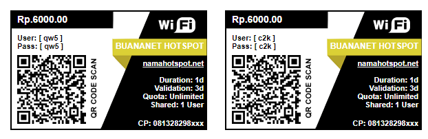 Detail Template Voucher Mikhmon Nomer 27
