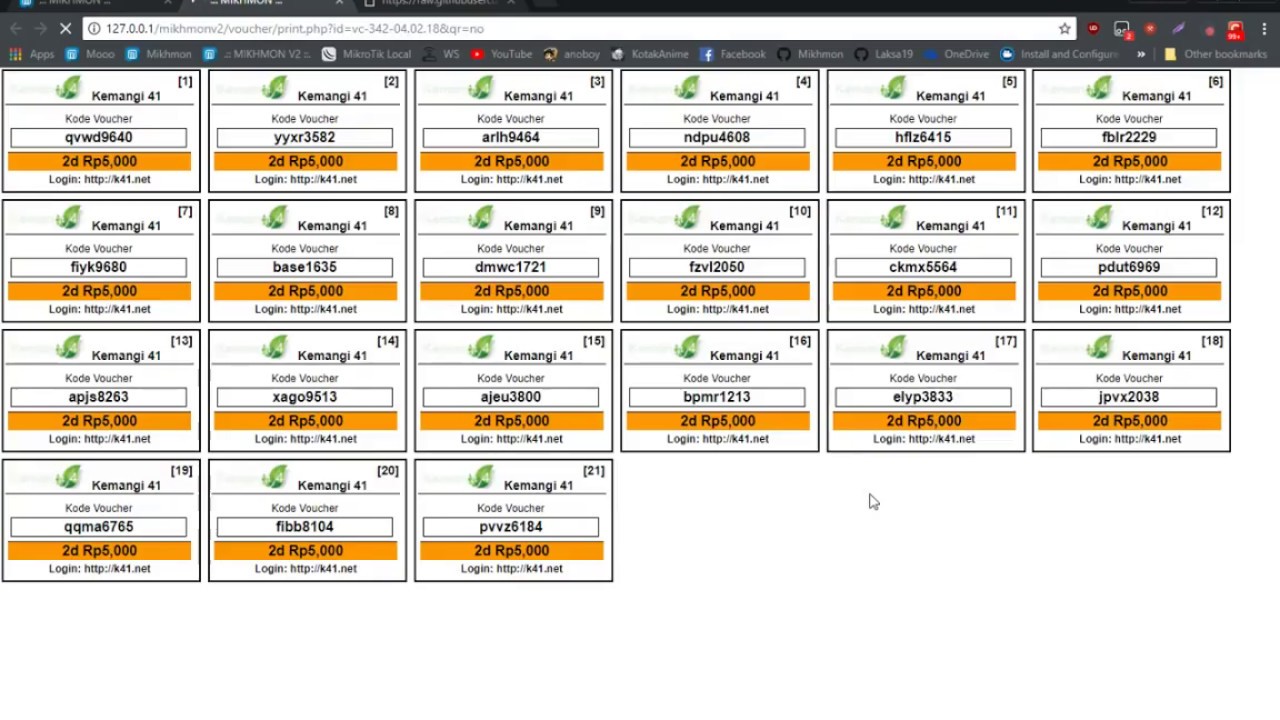 Detail Template Voucher Mikhmon Nomer 30