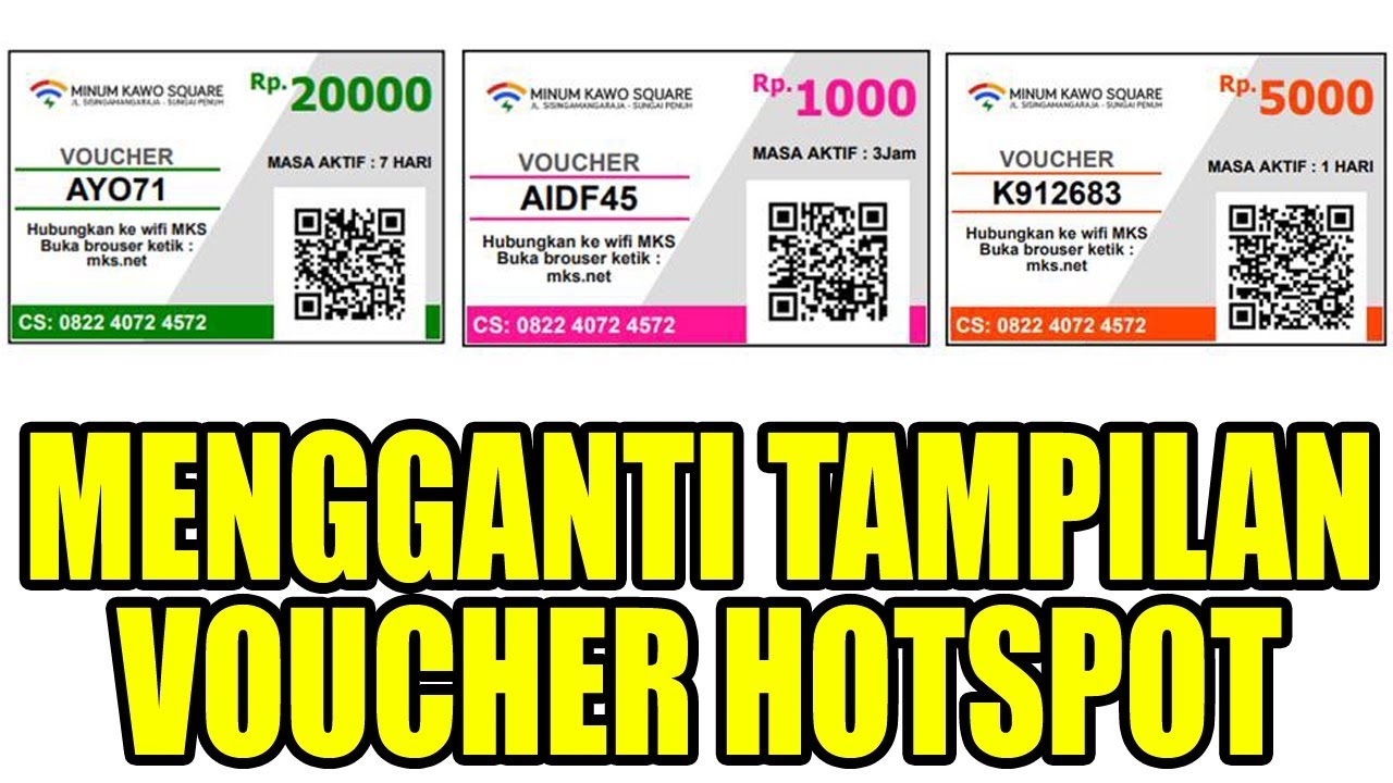 Detail Template Voucher Mikhmon Keren Nomer 12