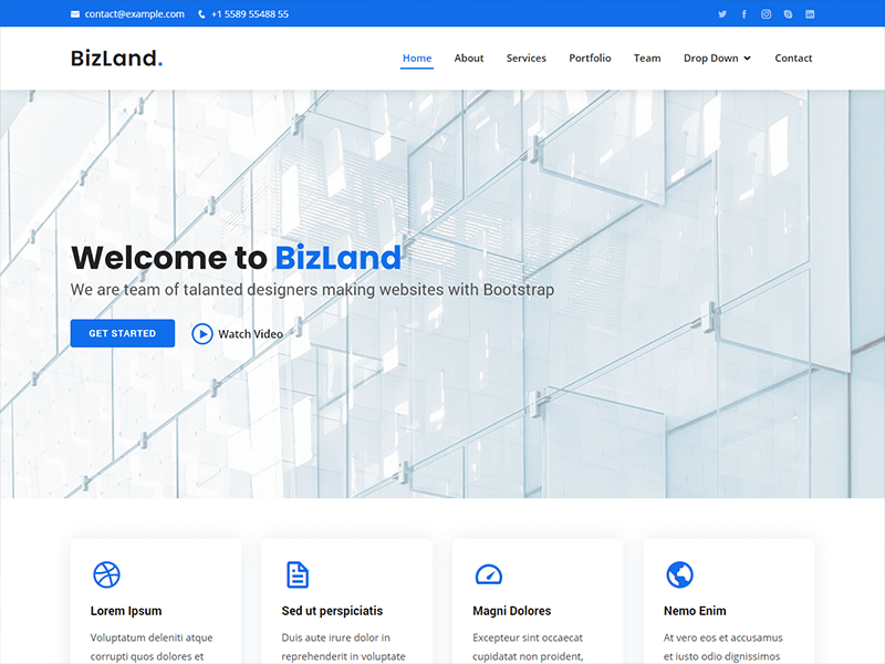 Template Web Bootstrap - KibrisPDR