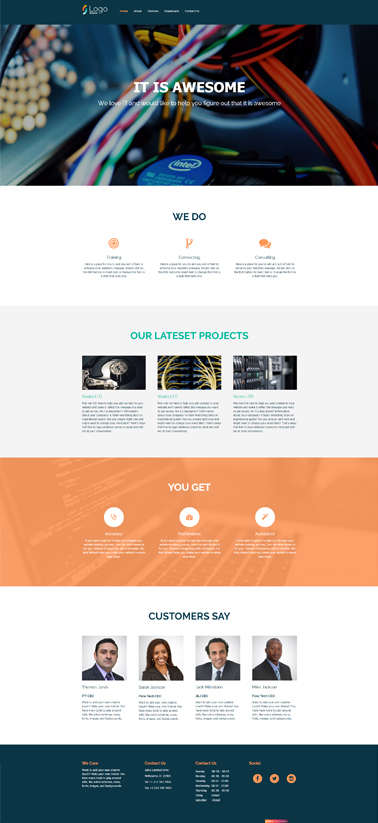 Detail Template Web Bootstrap Nomer 26