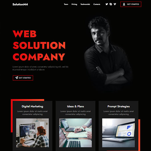 Detail Template Web Bootstrap Nomer 54