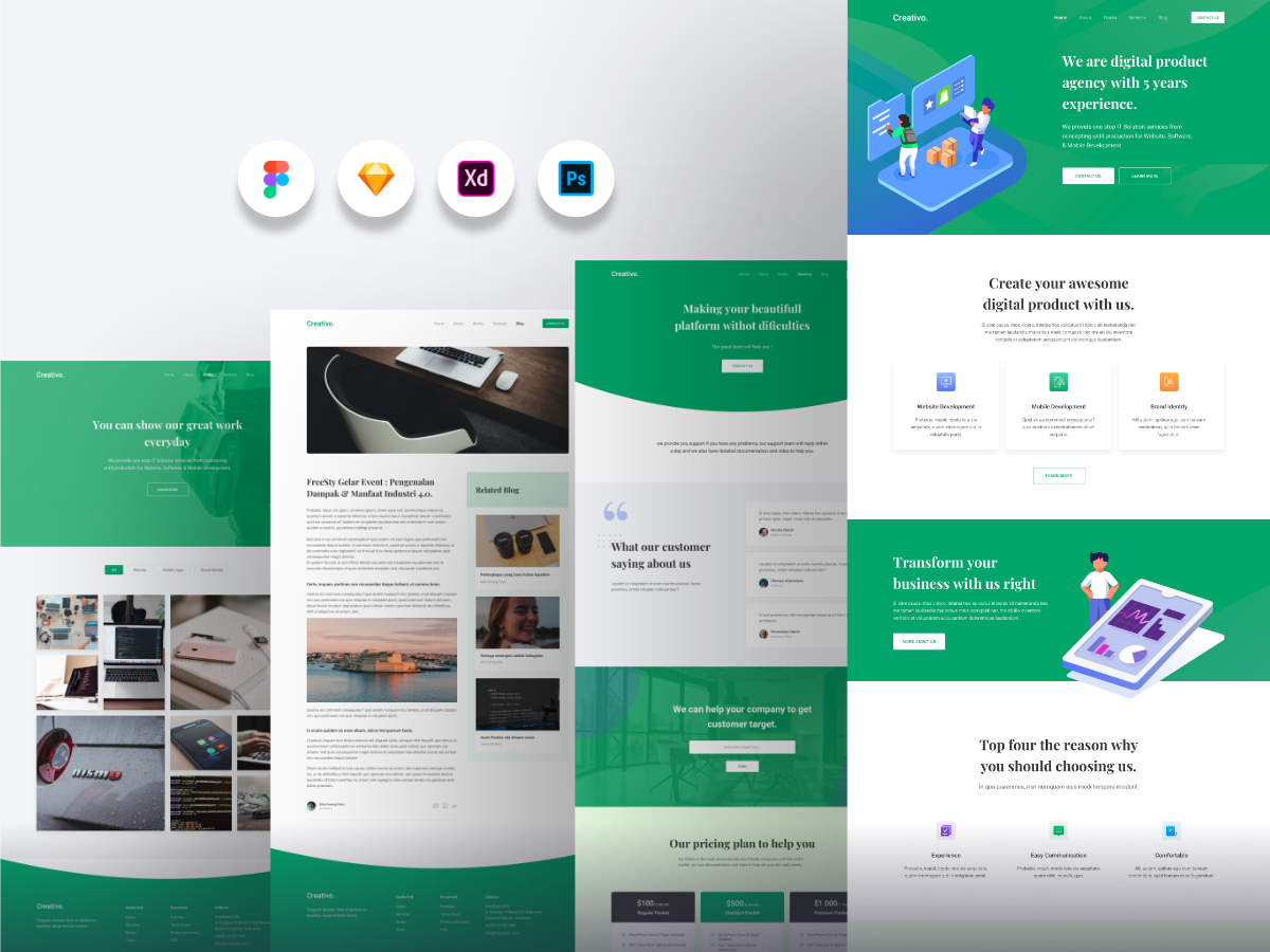 Template Web Company Profile - KibrisPDR