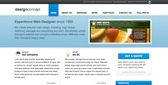 Detail Template Web Company Profile Nomer 11