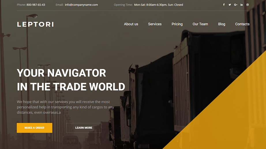Detail Template Web Company Profile Nomer 15