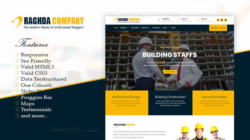 Detail Template Web Company Profile Nomer 17