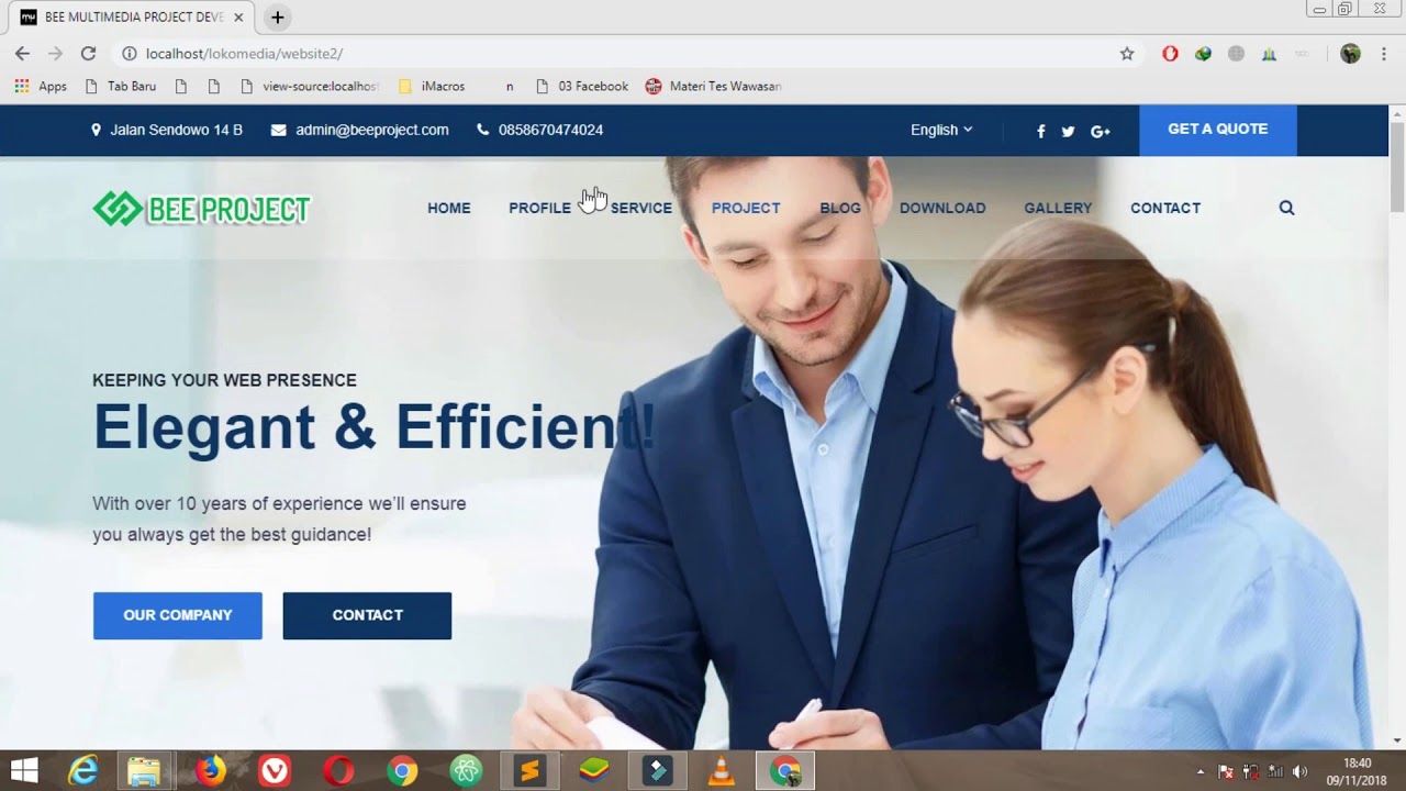 Detail Template Web Company Profile Nomer 18
