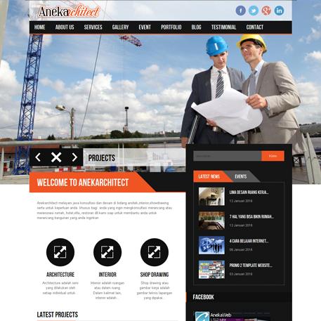 Detail Template Web Company Profile Nomer 21