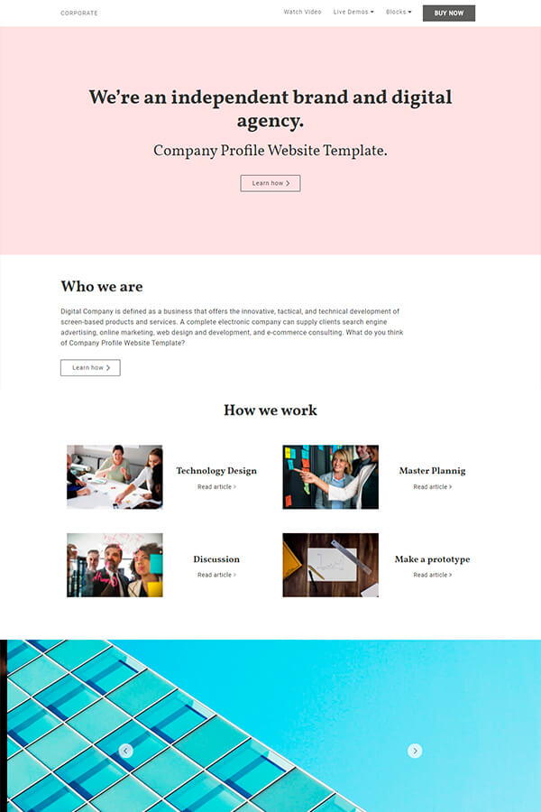 Detail Template Web Company Profile Nomer 41