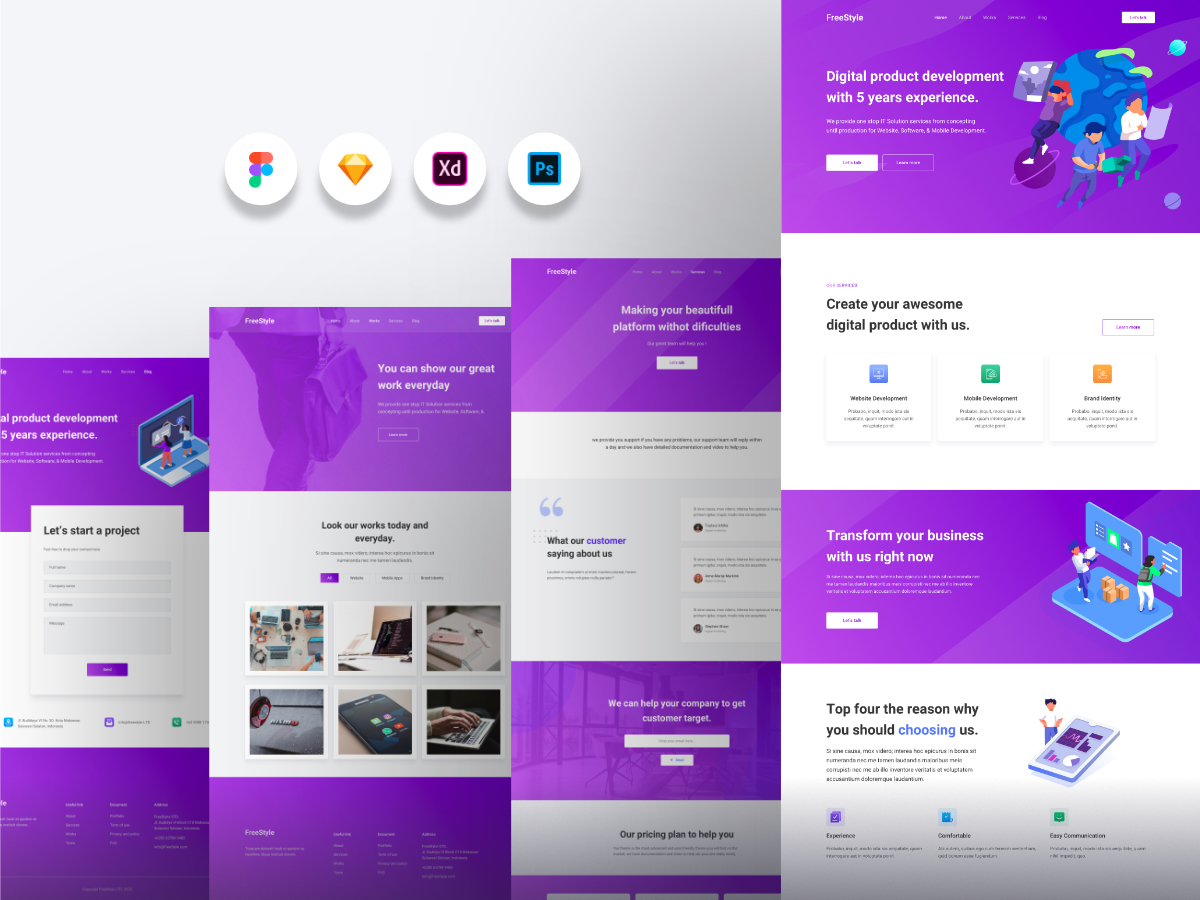 Detail Template Web Company Profile Nomer 6