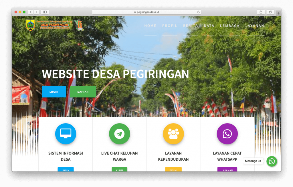 Detail Template Web Desa Nomer 6